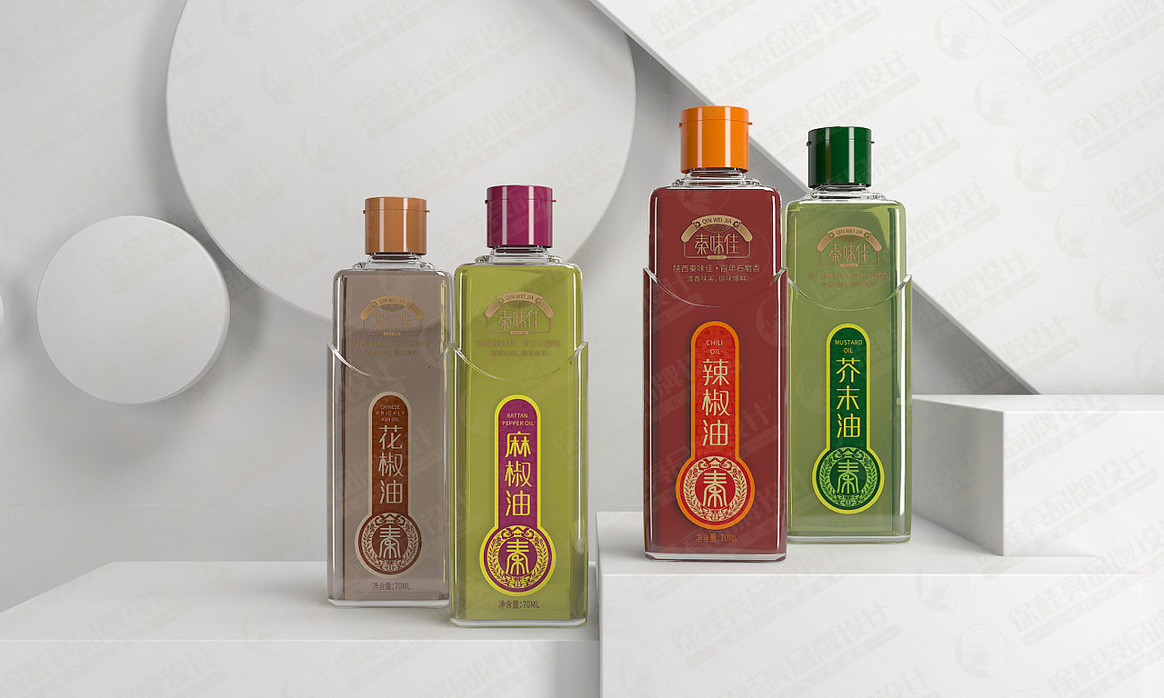 秦味佳小磨香油——徐桂亮品牌设计！（图ZMjM1NTkxNzk2） - 品牌 - 站酷设计师徐桂亮品牌设计原创素材 - 站酷ZCOOL
