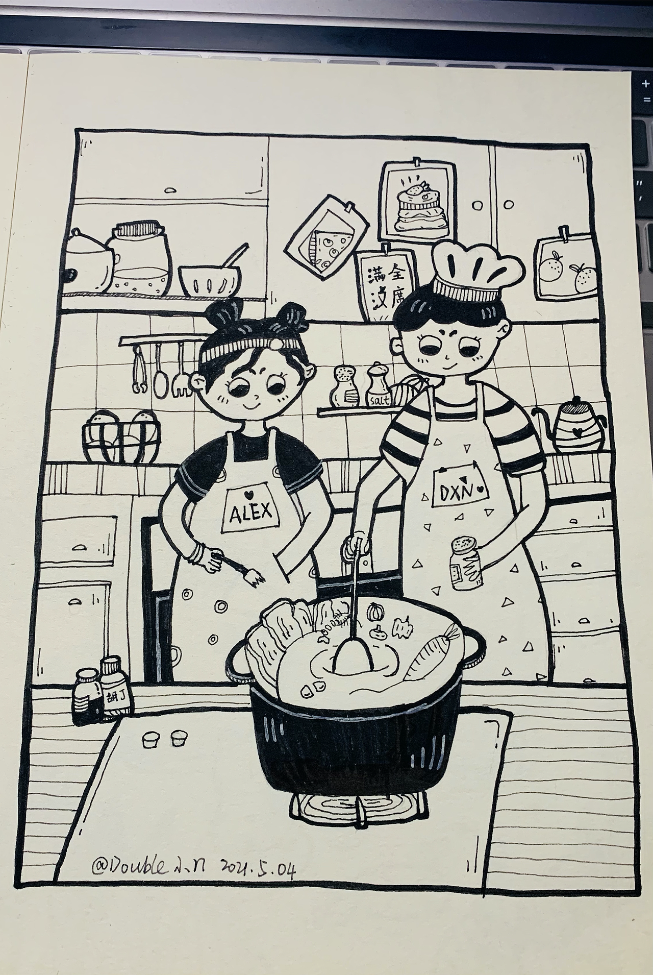 2021手绘练习（图ZMjY3NDAzNzA0） - 创作习作 - 站酷设计师千与喵原创素材 - 站酷ZCOOL