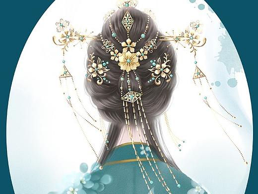 金钗碧影
