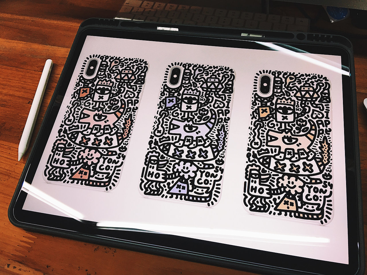 No.190904-iPhone殼（圖ZMjQ0NjkwOTQw） - 新銳潮流插畫 - 站酷設(shè)計師54yonco原創(chuàng)素材 - 站酷ZCOOL