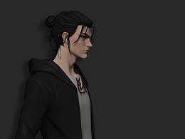 进击的巨人/艾伦/ZBRUSH雕刻练习/屠魔少年终成魔