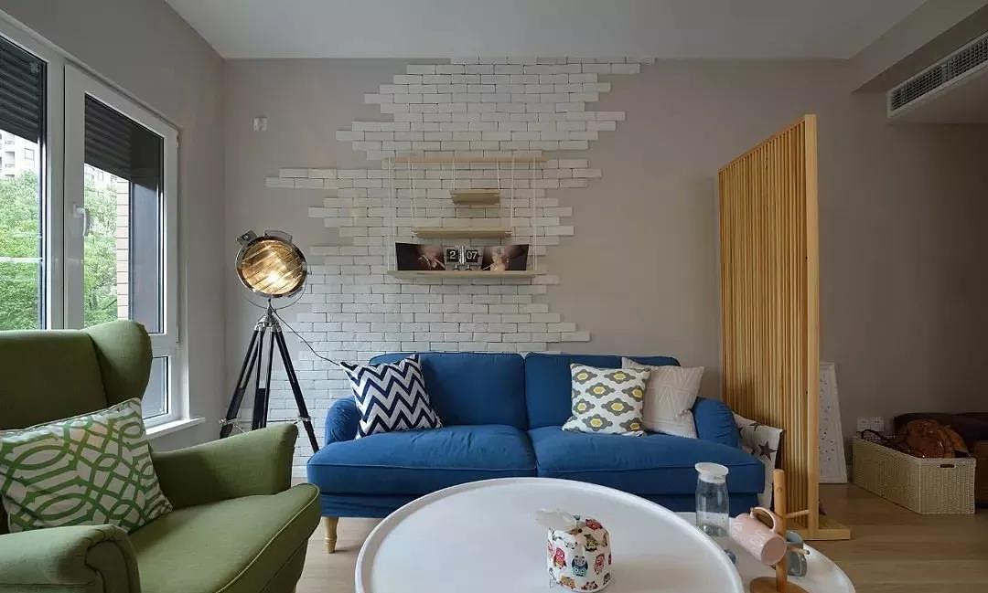 90㎡简约小复式,客厅隔断+隔断框,通透充满艺术感!