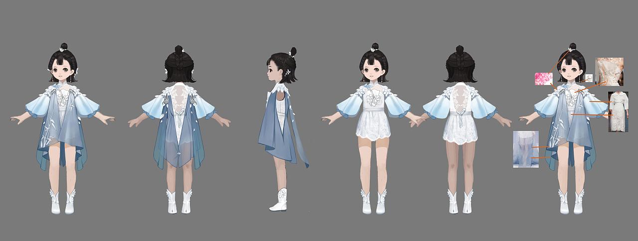 国风角色服装设计商图|插画|游戏原画|dannad61 - 原创作品 - 站酷