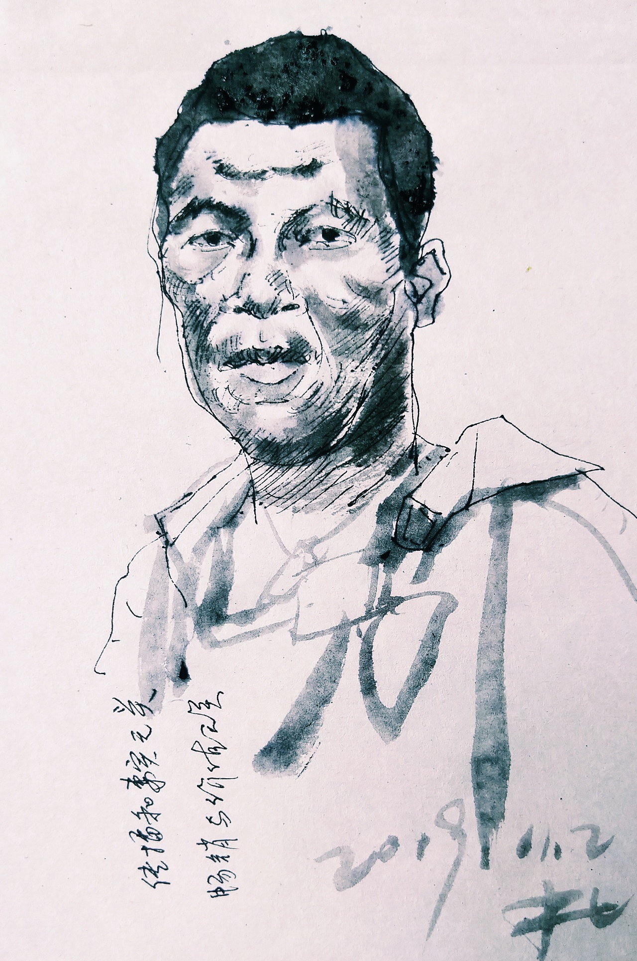 阿杜手绘速写肖像画