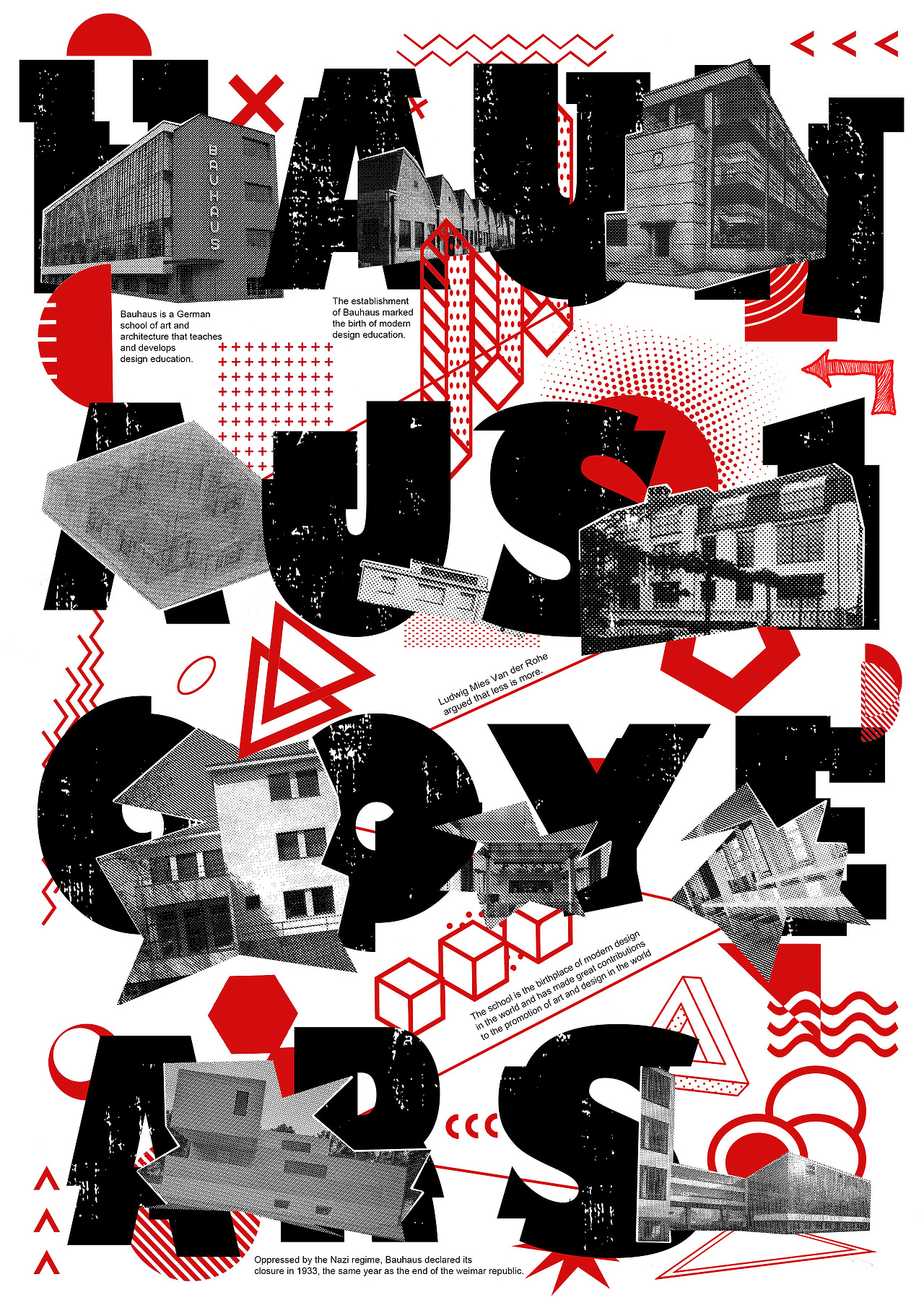 包豪斯100年|平面|海报|蒙rilck_原创作品-站酷zcool