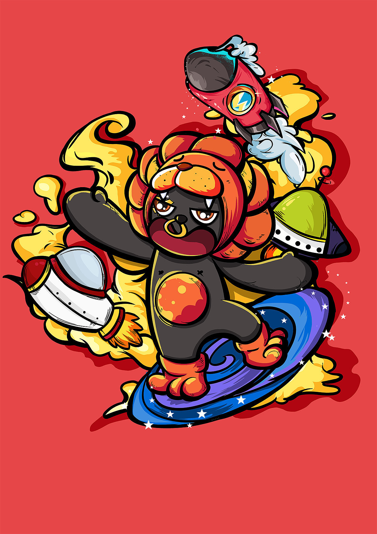 插画练习（图ZMjIwNDgzODM2） - 创作习作 - 站酷设计师大脸萌萌子原创素材 - 站酷ZCOOL