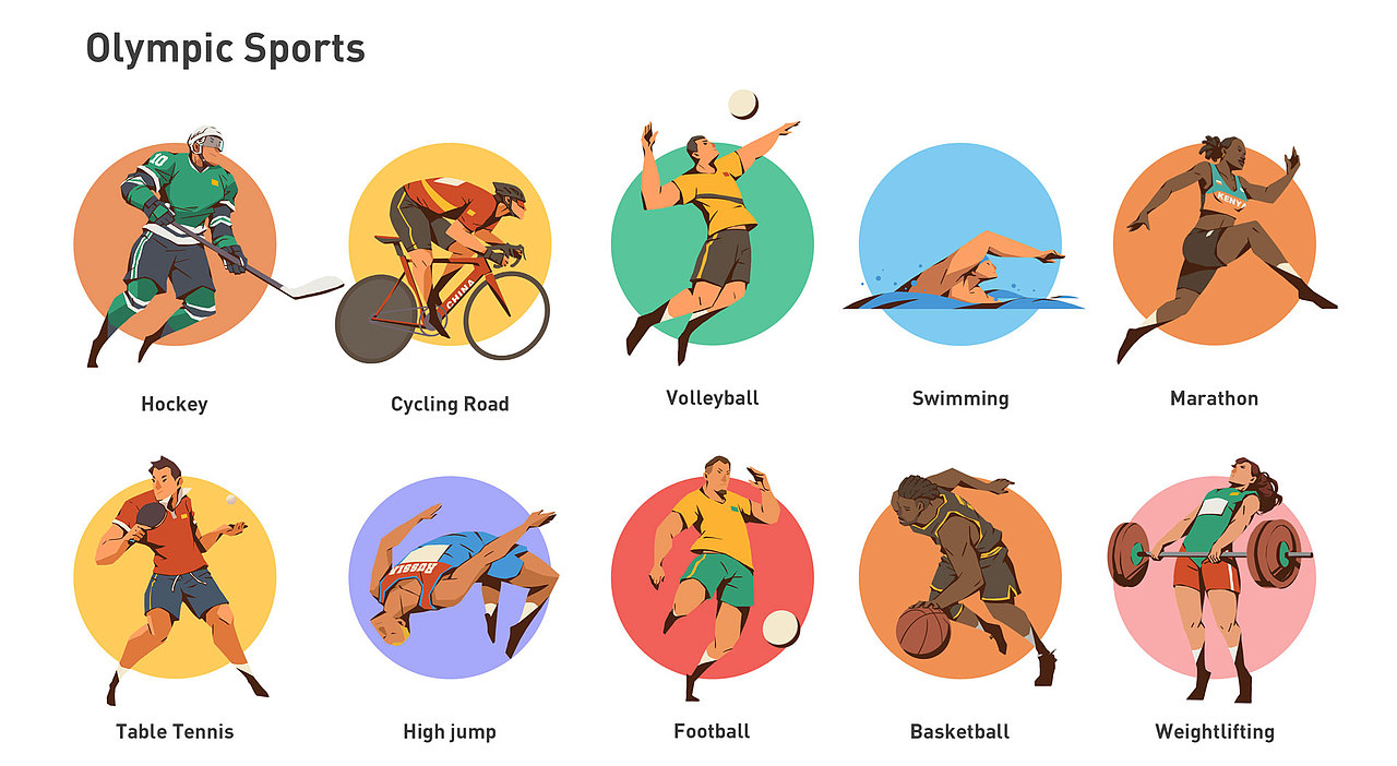 2020 Tokyo Olympics（图ZMjY1NzE3MjI4） - 商业插画 - 站酷设计师360搜索UED原创素材 - 站酷ZCOOL