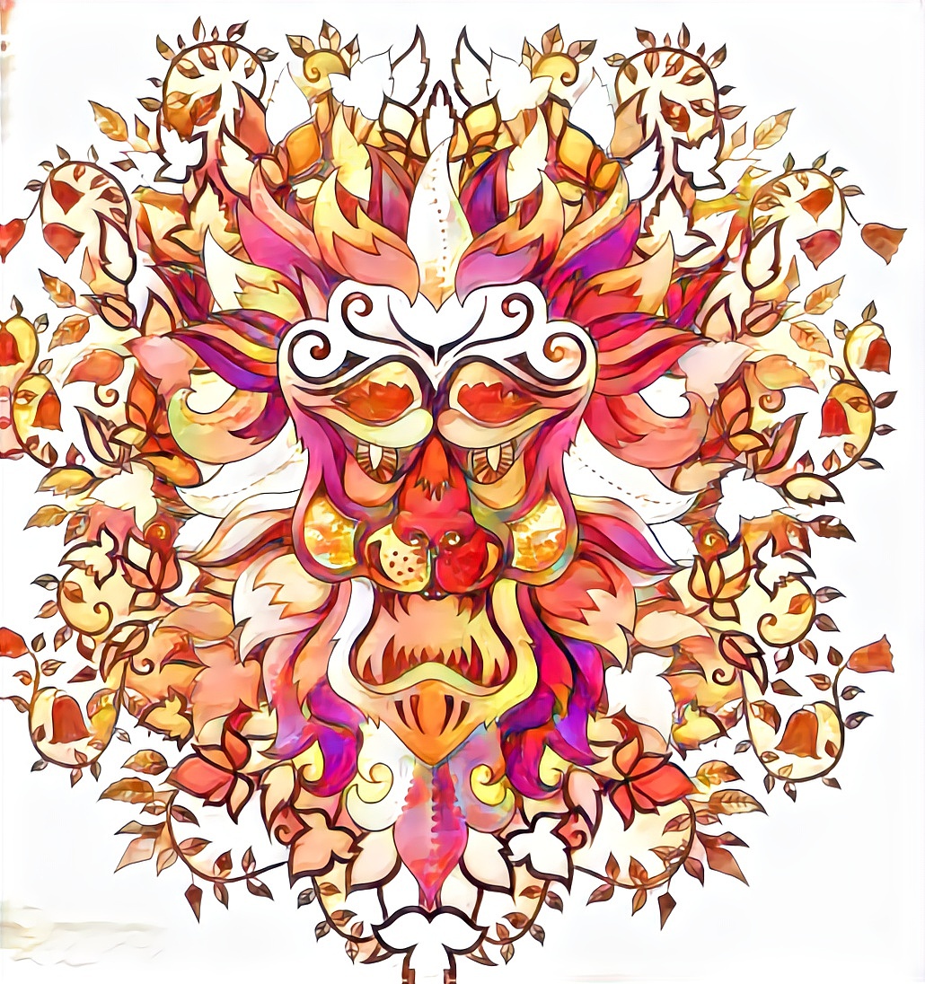 秘密花园狮子酋长 | 信笔涂鸦