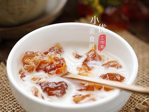 静物摄影 糖水羹 桃胶 雪燕 银耳