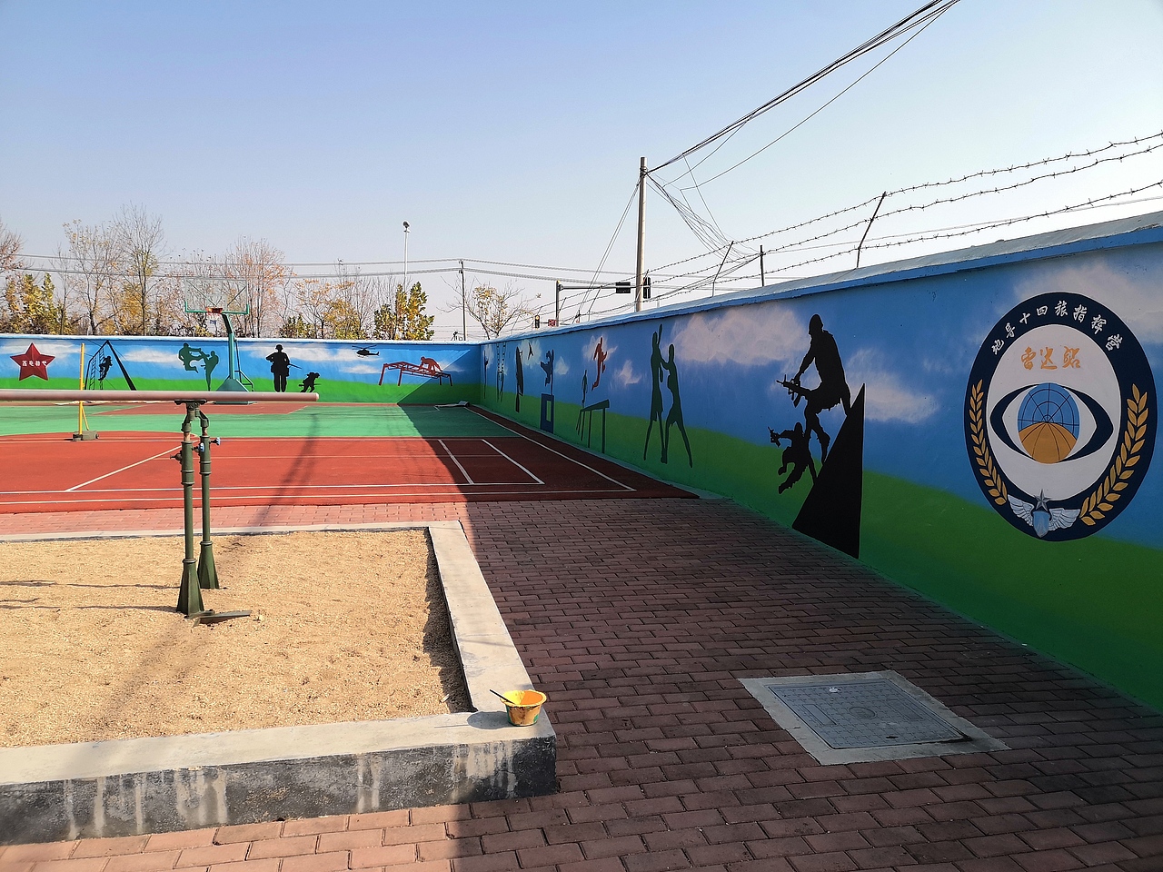 日照文化墙壁画，手绘墙，幼儿园彩绘，墙体彩绘，景观（图ZMjQ0MjQ5OTk2） - 商业插画 - 站酷设计师聚精绘神壁画原创素材 - 站酷ZCOOL