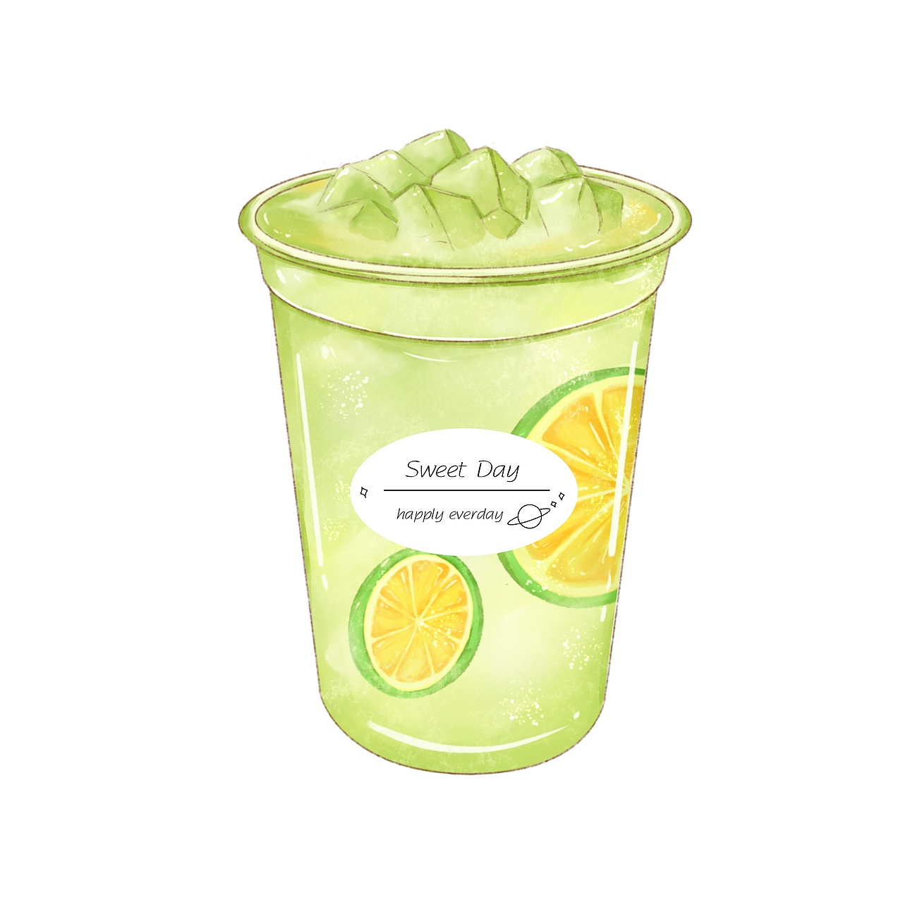 饮品插画（图ZMjc0NTU3MjA4） - 商业插画 - 站酷设计师J_BoBo原创素材 - 站酷ZCOOL