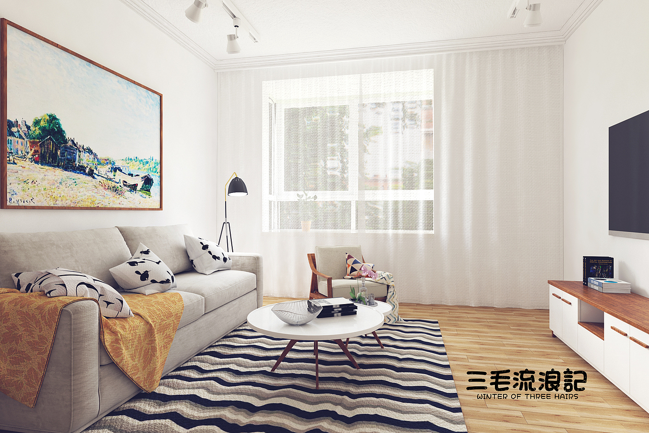 北欧空间（图ZODY3NzI5OTY=） - 家装设计 - 站酷设计师三毛流浪的故事原创素材 - 站酷ZCOOL