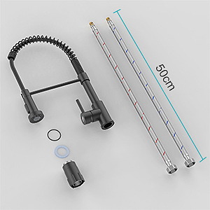 黑色弹簧款厨房水龙头套图&A+（图ZMjc0OTIzODk2） - 生活用品 - 站酷设计师马卡龙呀原创素材 - 站酷ZCOOL