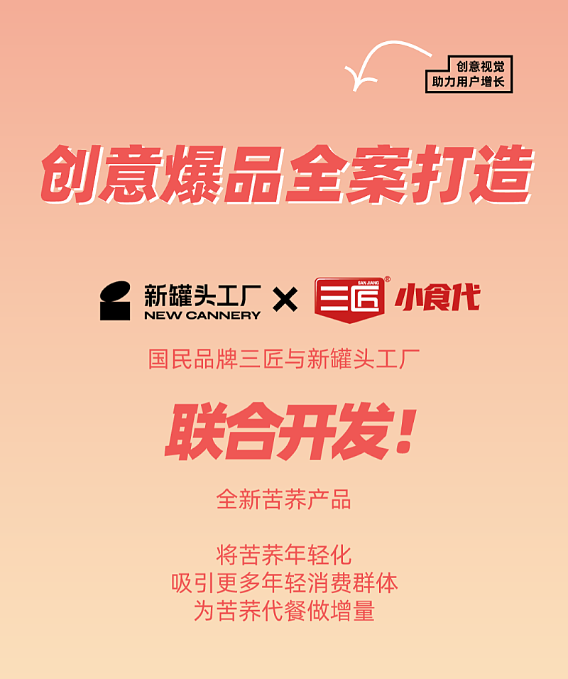 创意爆品打造『 三匠|bye糖苦荞麦片』✖ 新罐头
