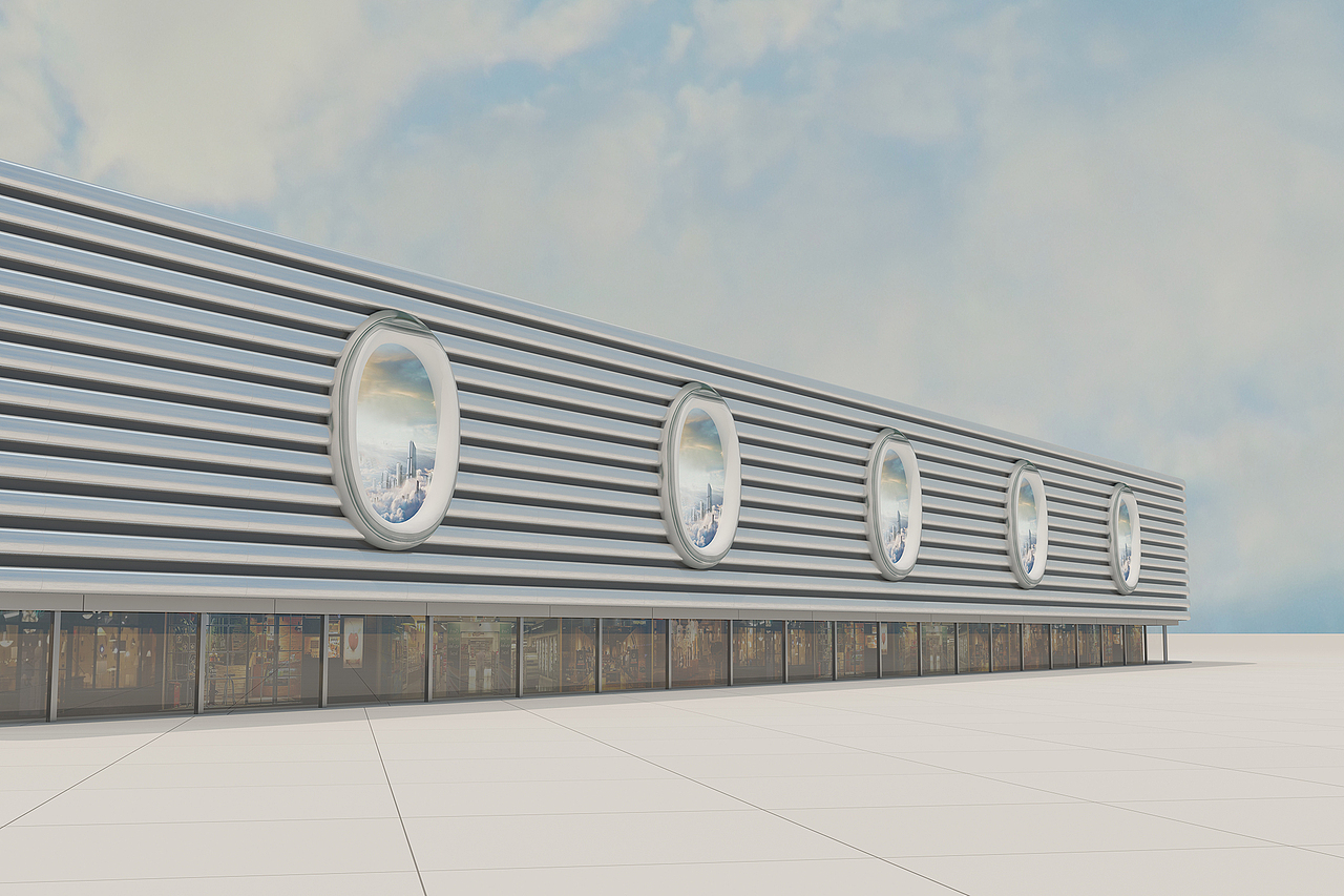 五号停机坪购物广场 - 外立面升级设计提案 2000W项目（图ZMTY3MjU3ODYw） - 建筑/空间 - 站酷设计师JasonKingBB原创素材 - 站酷ZCOOL