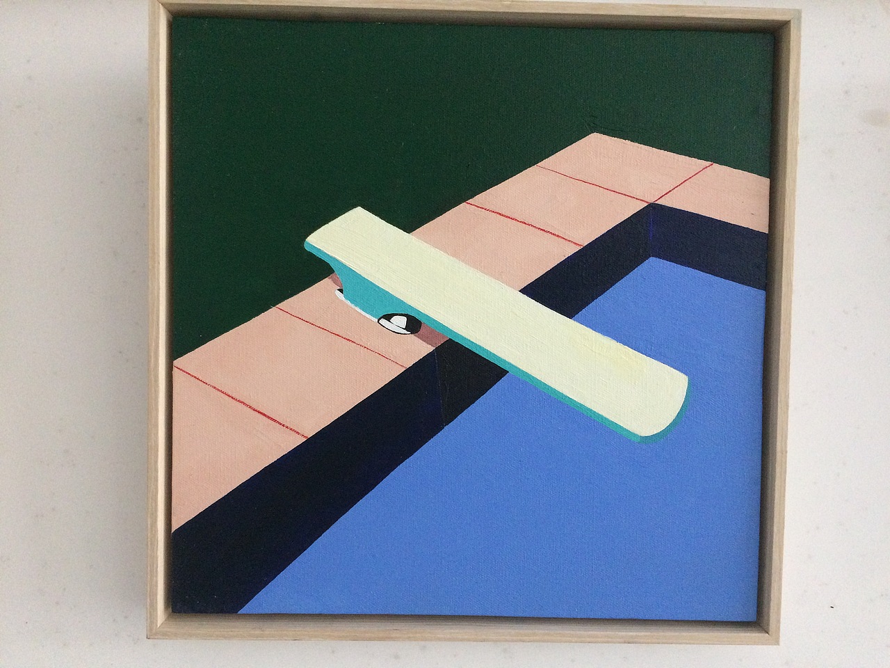 天籁在线学生绘画的游泳池