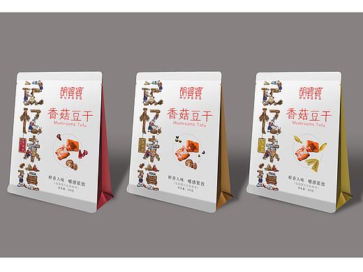 胡婆婆豆干包装设计