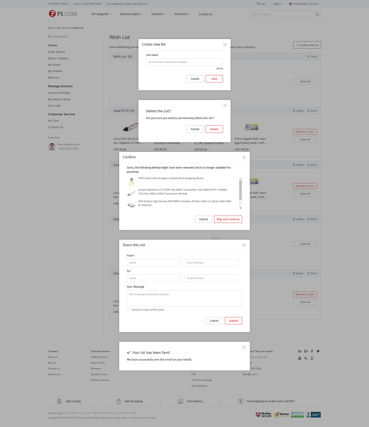 list心愿单-账户中心-列表(弹窗)