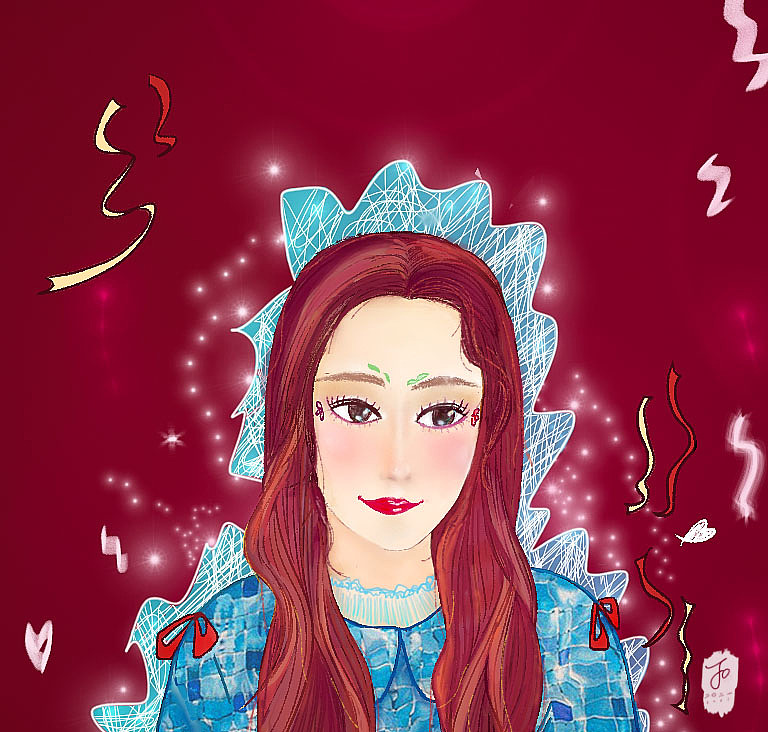 女生头像（图ZMjQzNjExNzY0） - 创作习作 - 站酷设计师啾啾JO原创素材 - 站酷ZCOOL