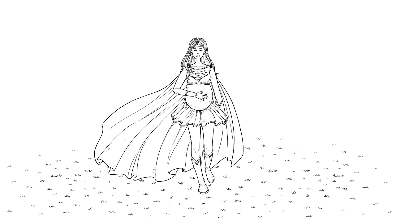 动画广告———时尚孕妇