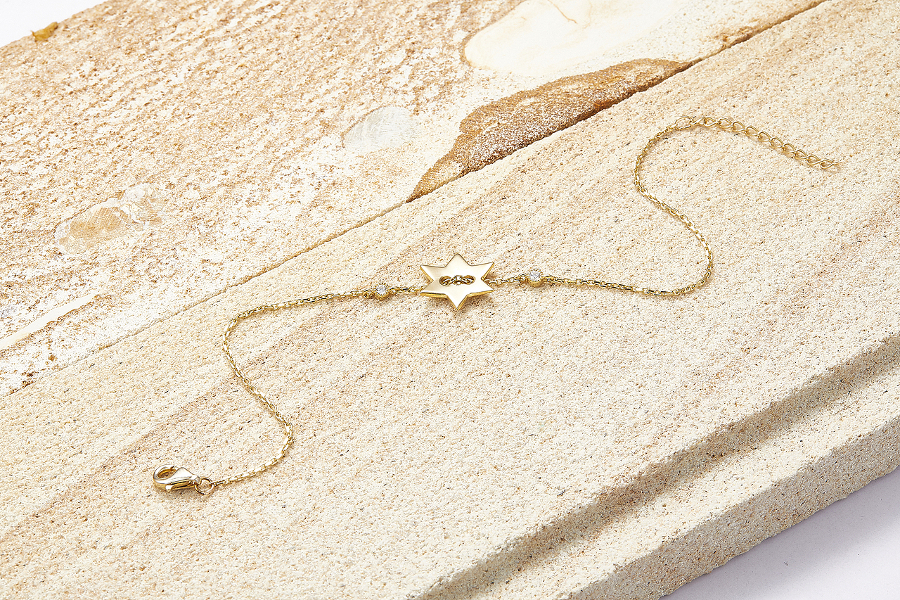 商业珠宝场景黄色肌理石摄影拍摄