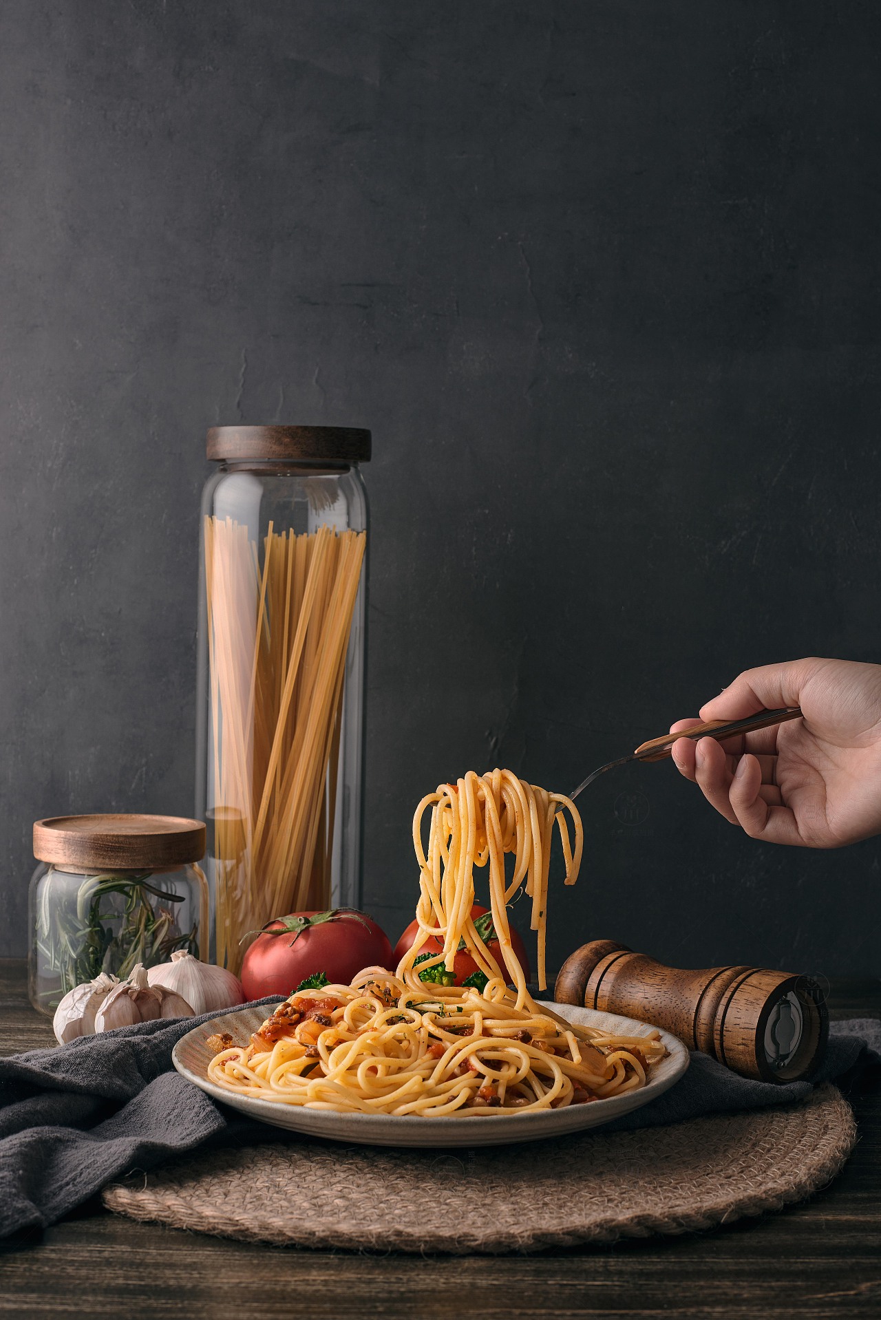 【美食摄影】番茄肉酱意面