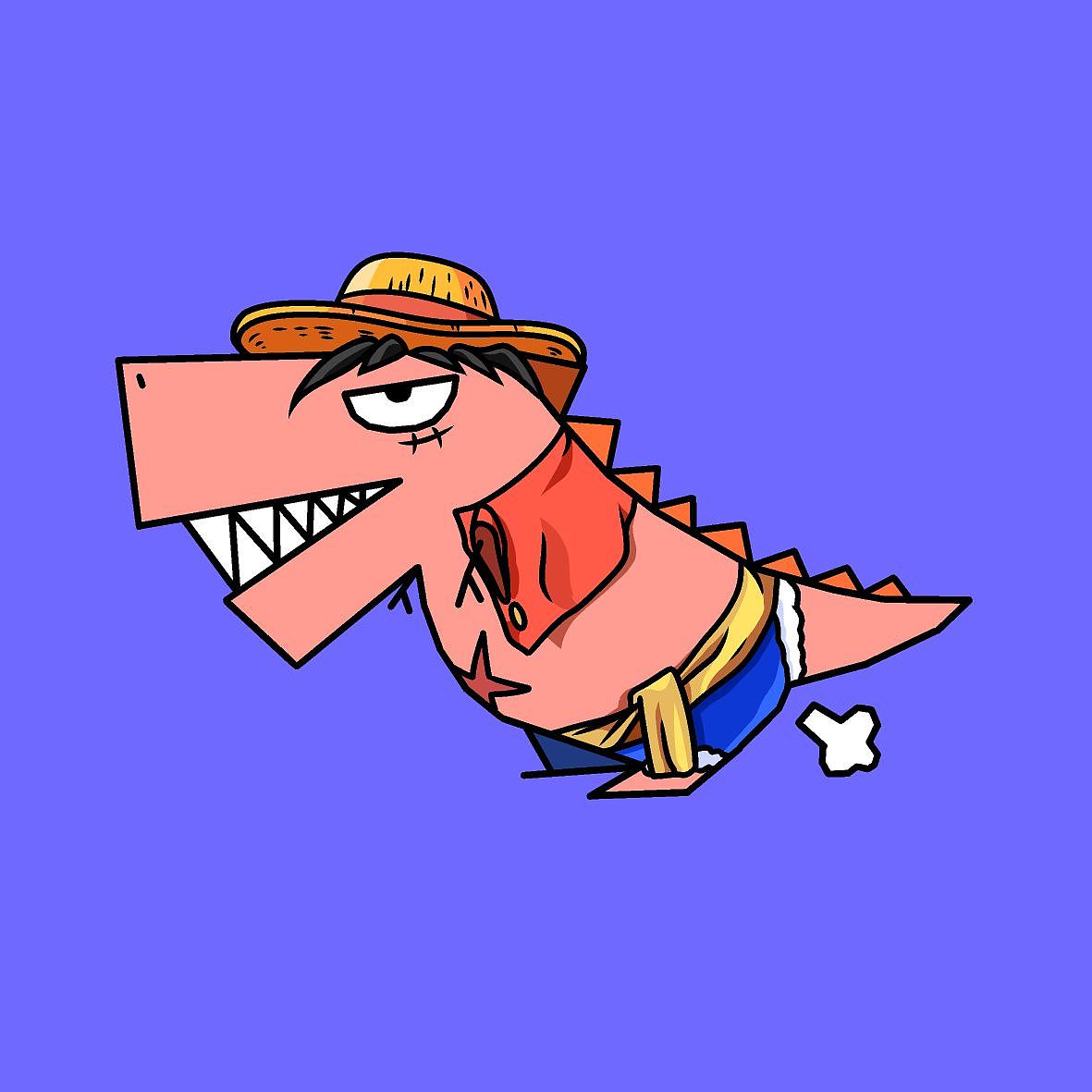 NFT头像《短JIO兽》🔥（图ZMzIwMjY0MDIw） - 新锐潮流插画 - 站酷设计师川源c原创素材 - 站酷ZCOOL