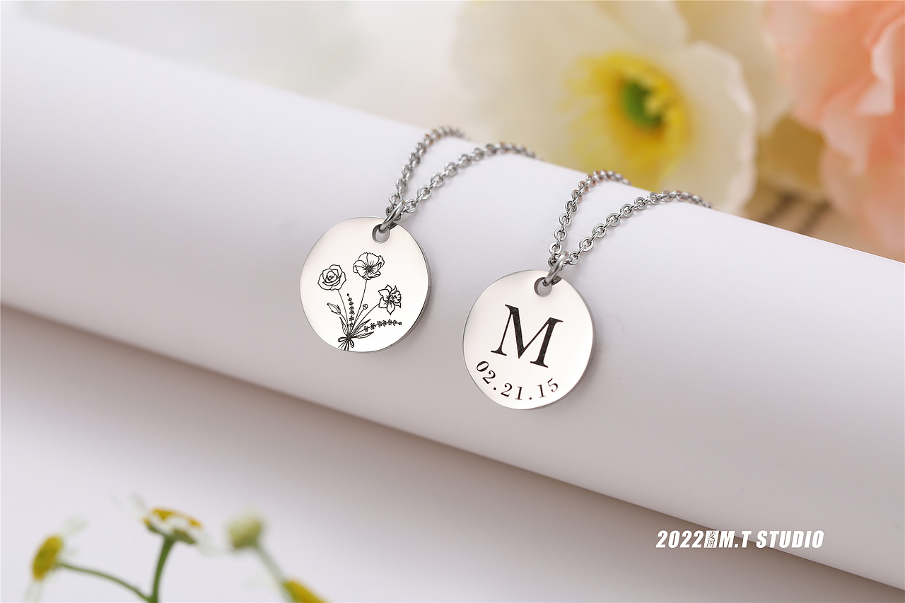 亚马逊饰品耳钉戒指项链手链杂乱合集静物图模特图