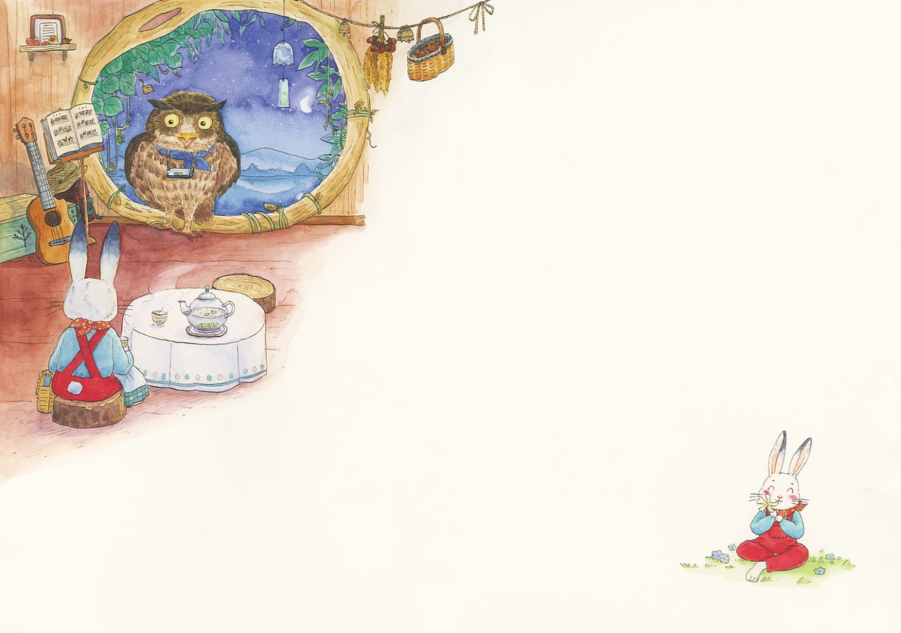 《兔子日记》作画步骤构思（图ZMjM5ODc0Mzcy） - 绘本 - 站酷设计师晓茑原创素材 - 站酷ZCOOL