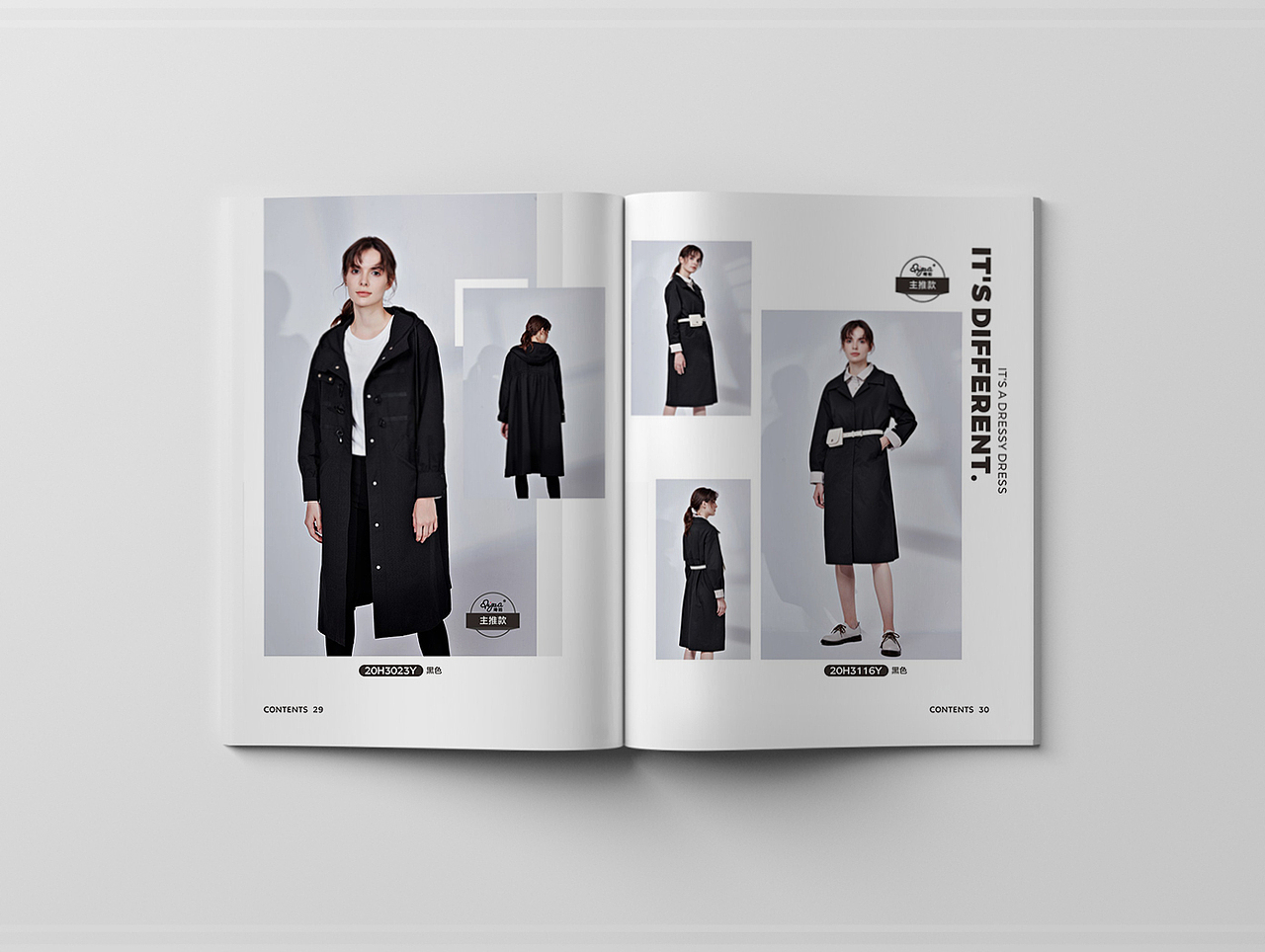 女装画册 时尚画册 简洁大气 绮袙品牌 品牌画册 服装（图ZMjg4MDI4Mzc2） - 书籍/画册 - 站酷设计师品异品牌设计原创素材 - 站酷ZCOOL