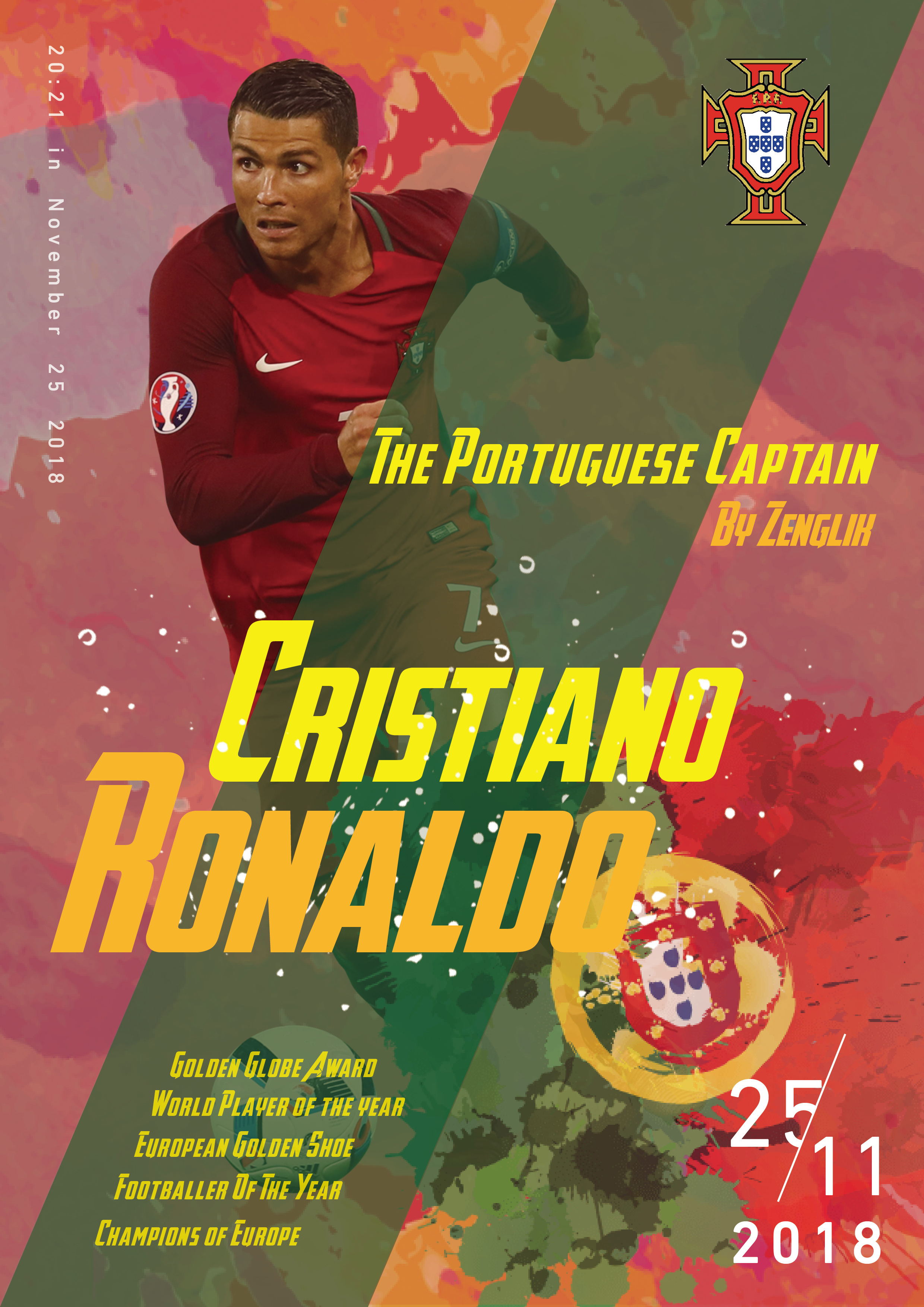 足球国家队队长系列海报