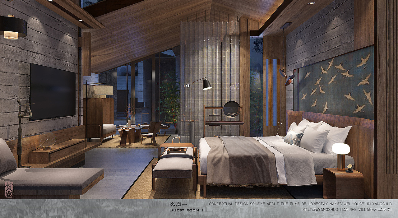 阳朔“围炉”民宿 ｜ 毕设作品（图ZMjUwODc5MjI4） - 建筑设计 - 站酷设计师卓美设计原创素材 - 站酷ZCOOL