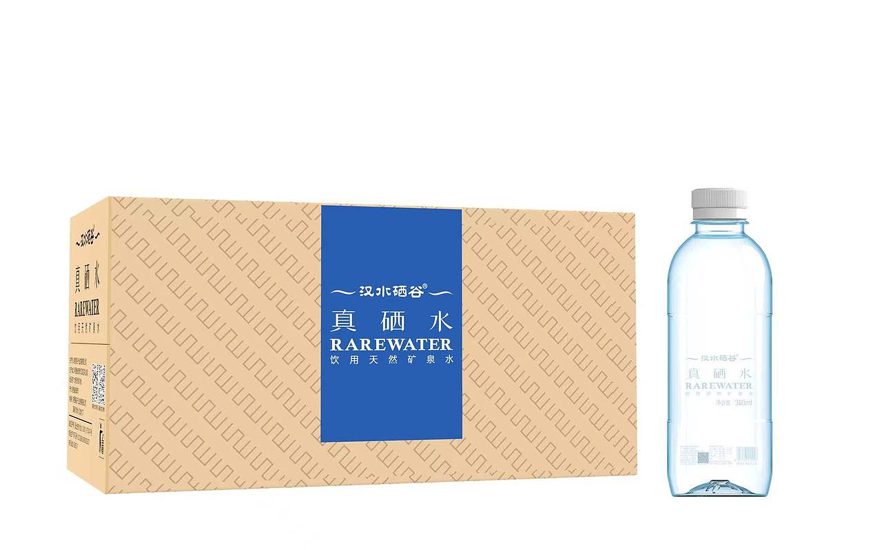 瓶型设计矿泉水瓶型效果图