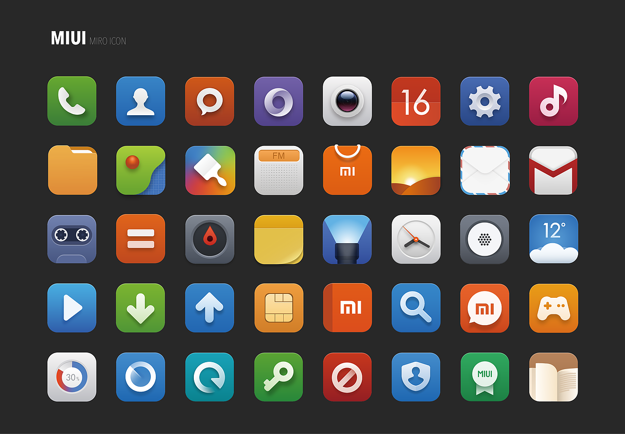 小米主题临摹|ui|图标|czshdream_原创作品-站酷zcool
