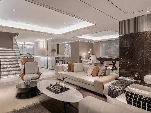 【铭勇装饰】轻奢有度，演绎桃花源处纯粹极致的生活（个人主页-ZNDYzMzEzNjA=） - 家装设计 - 站酷设计师上海铭勇建筑装饰原创素材 - 站酷ZCOOL