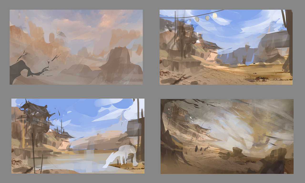 流沙河（图ZMTEyNzM1MzA4） - 商业插画 - 站酷设计师池佬原创素材 - 站酷ZCOOL