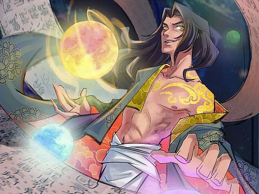 "立潮头.萃国风"——游戏角色概念设计——丁卯