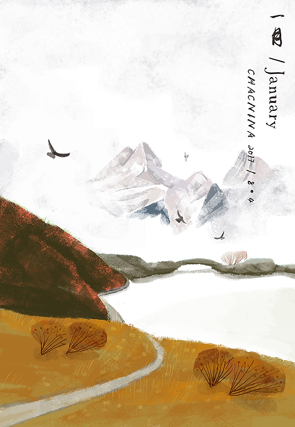 一年四季十二月份之风光（图ZMTAyMjI2NDEy） - 商业插画 - 站酷设计师卡克妮娜chacnina原创素材 - 站酷ZCOOL