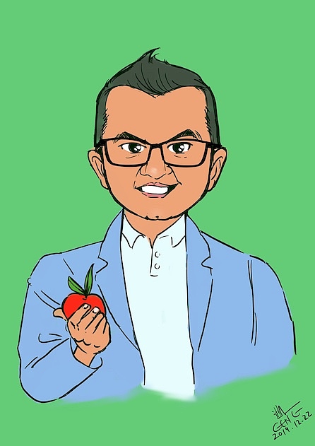 阿进似颜绘2019年现场画像作品（彩色篇）（图ZMTkxOTMwNDQ0） - 单幅漫画 - 站酷设计师阿进似颜绘原创素材 - 站酷ZCOOL