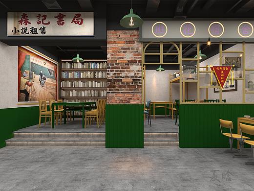 复古感觉回到了80年代|烤肉店