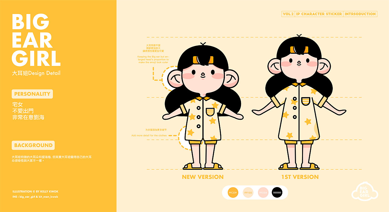 大耳妞IP人物第二彈表情包