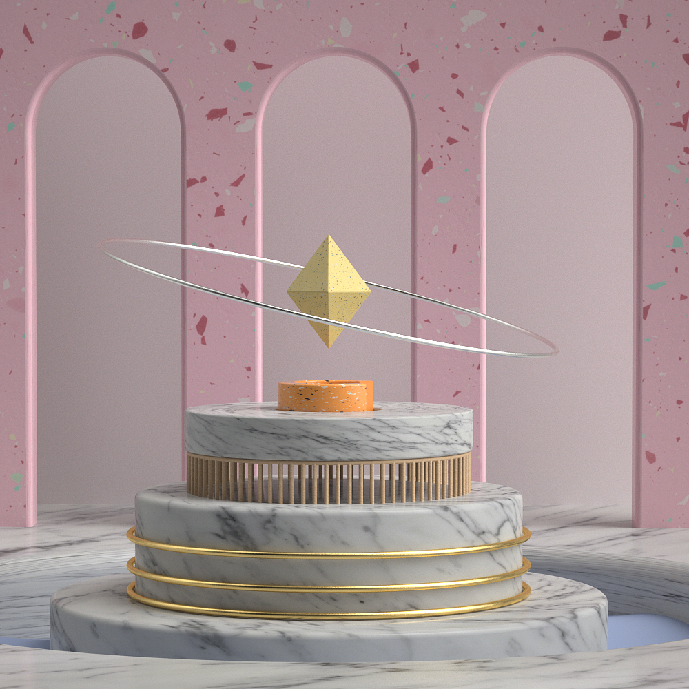 C4D小练（图ZMjI4MzEyNTI0） - 建筑/空间 - 站酷设计师Z83769229原创素材 - 站酷ZCOOL