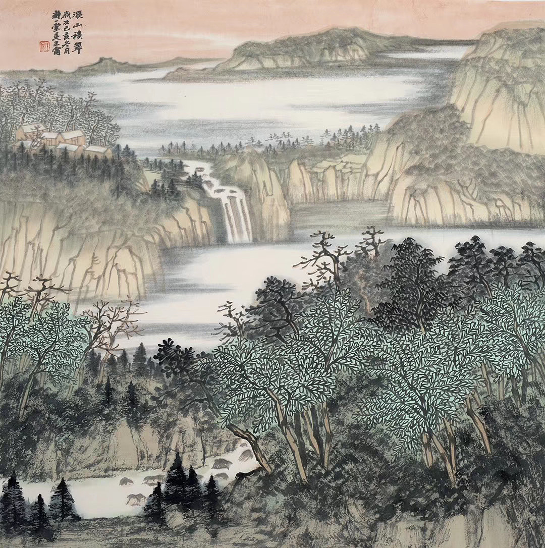 泰山画派山水画家王宁作品集