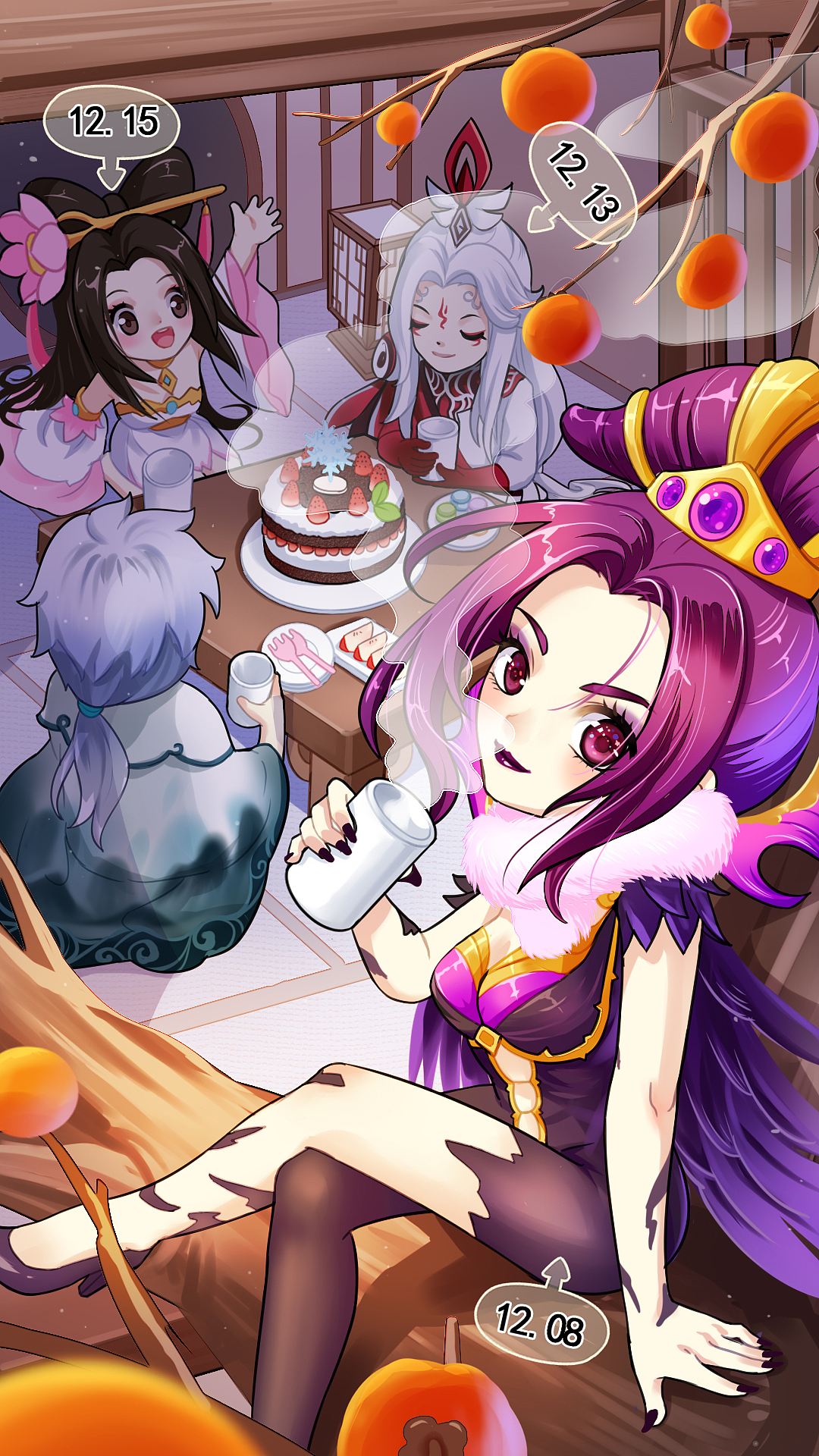 【王者荣耀】18年画的一些q版海报啥的_(:з」∠)_（图ZMTQzNTc3MzQ4） - 商业插画 - 站酷设计师咸鱼宅原创素材 - 站酷ZCOOL