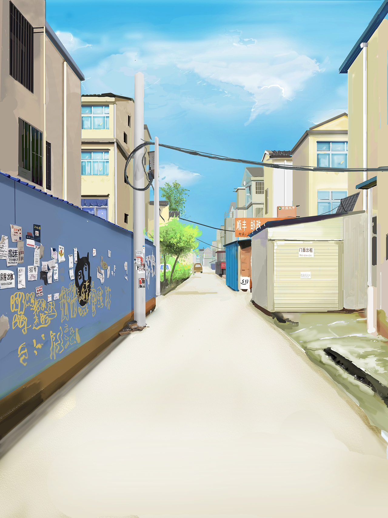 远乡（图ZMTA4NDk5NTI0） - 艺术插画 - 站酷设计师且听风吟1原创素材 - 站酷ZCOOL