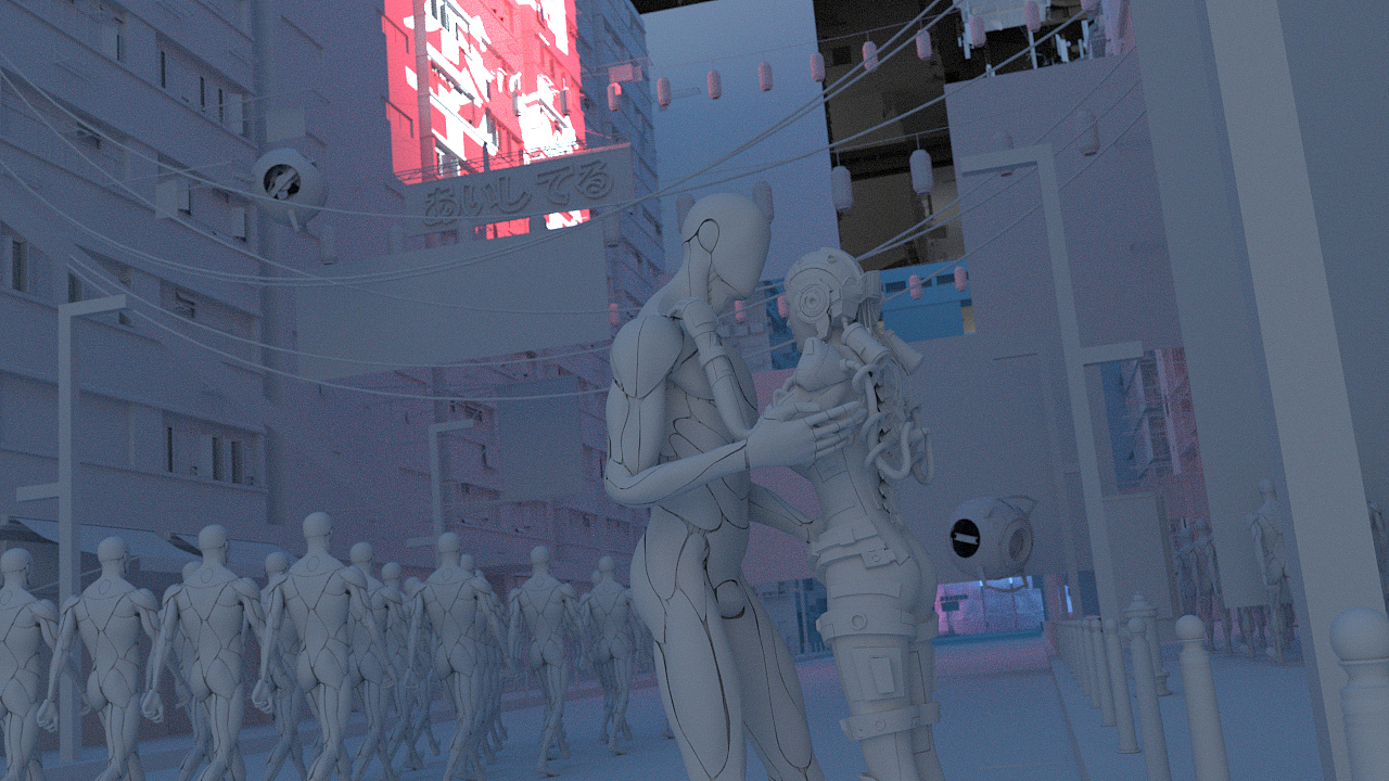 Love Beyond Anything || Cyberpunk Style ||（图ZMTc1NTMyMjE2） - 场景 - 站酷设计师Jephy原创素材 - 站酷ZCOOL