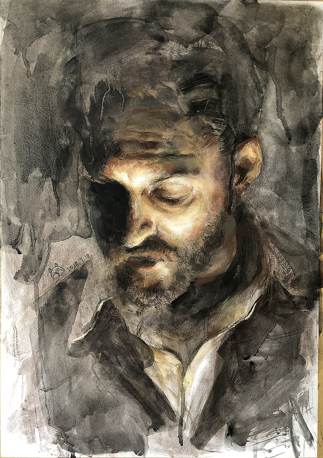 色粉淡彩练习（图ZMTIyMjIzNDg4） - 绘画 - 站酷设计师吴珉_fox原创素材 - 站酷ZCOOL