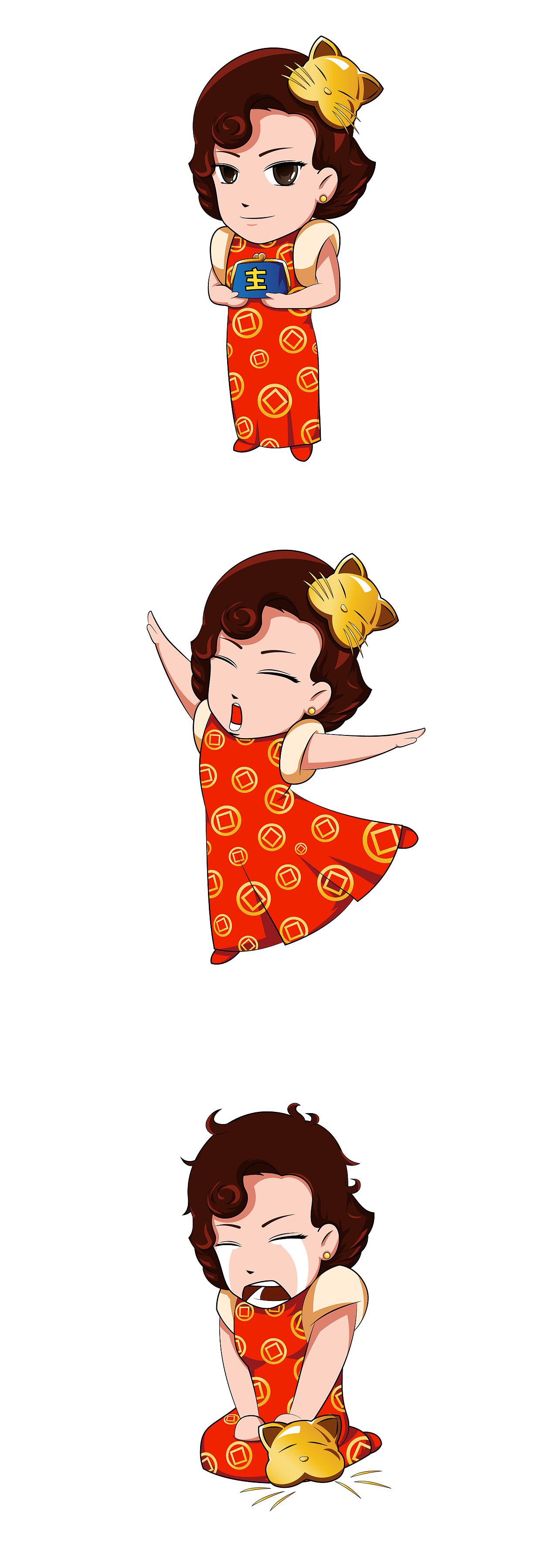 原创作品:斗地主游戏形象