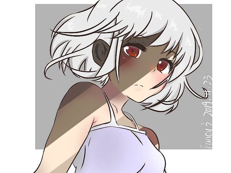 多肤色女（图ZMTg2Mjk5ODg4） - 单幅漫画 - 站酷设计师Fancy3_原创素材 - 站酷ZCOOL