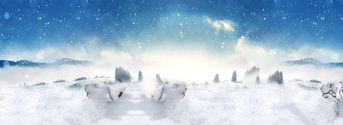 《冬日雪景》合成海报GIF（图ZNTM5NjE4ODA=） - 电商 - 站酷设计师皂物猫不会艺术原创素材 - 站酷ZCOOL
